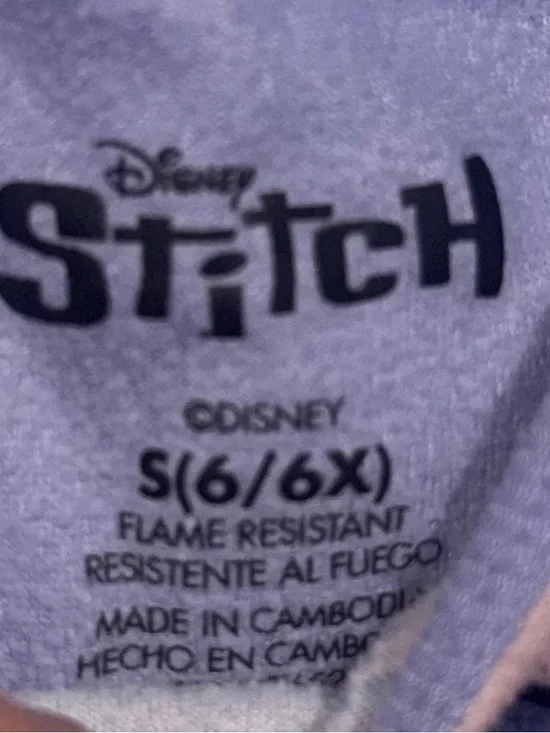 Disney Girls Lavender Stitch 'So Dreamy' Pajama Set - Picture 4 of 4